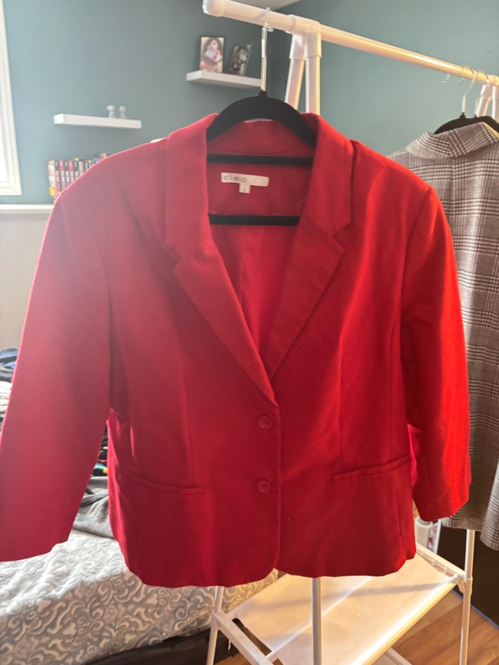 Cleo Red Tailored Blazer